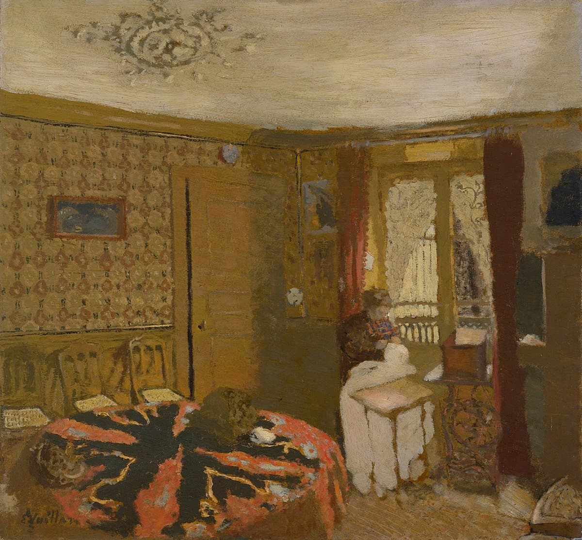 Madame Vuillard Seated by Édouard Vuillard