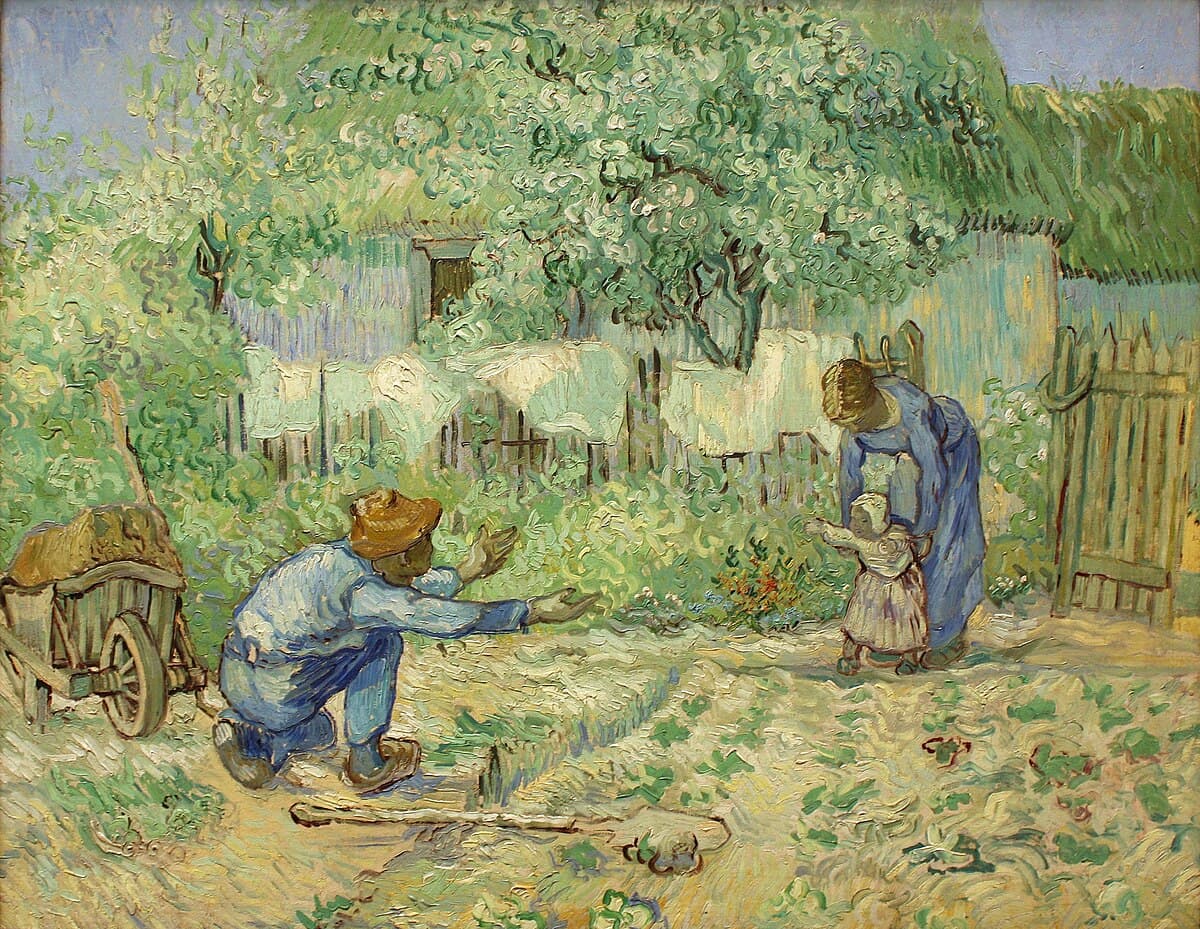 The First Steps by Édouard Vuillard