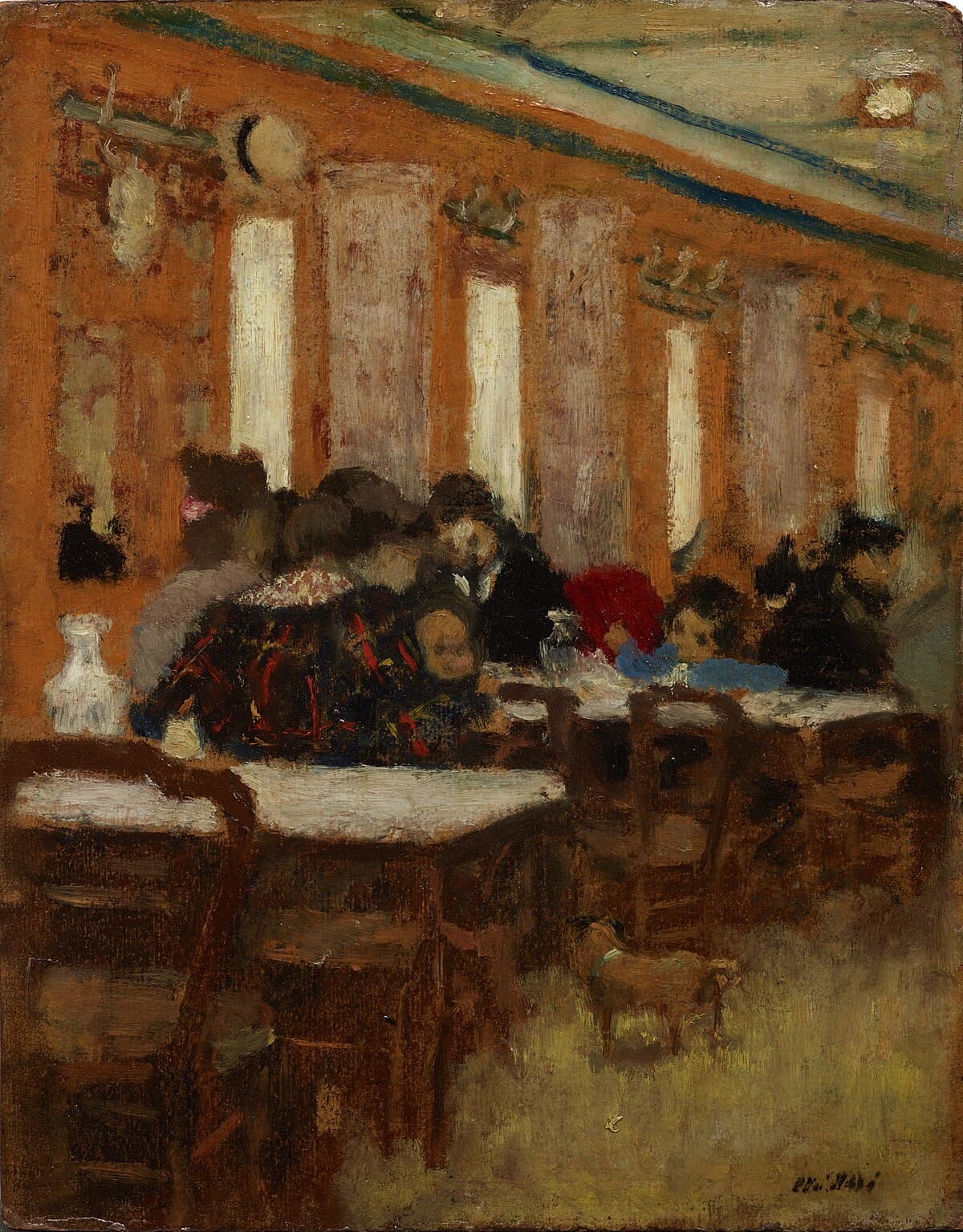 The Little Restaurant by Édouard Vuillard
