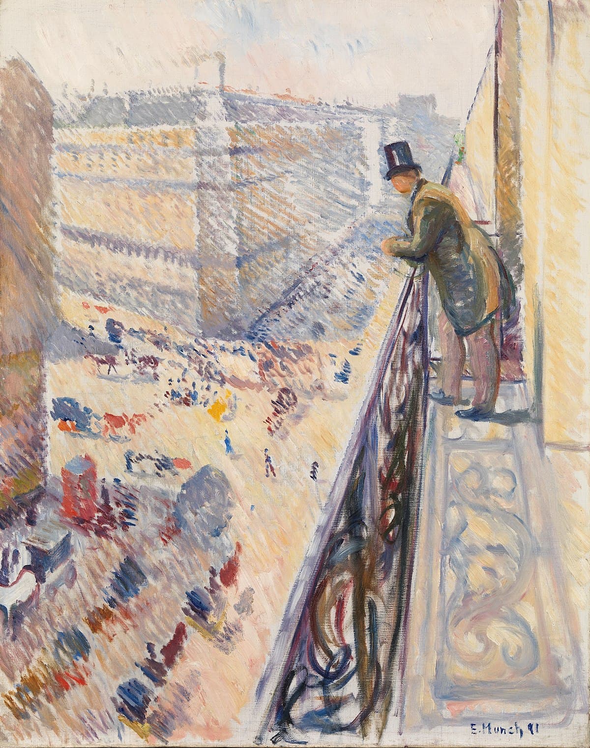 Street Lafayette by Edvard Munch