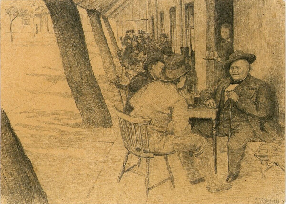 Writer Hans Jaeger by Edvard Munch
