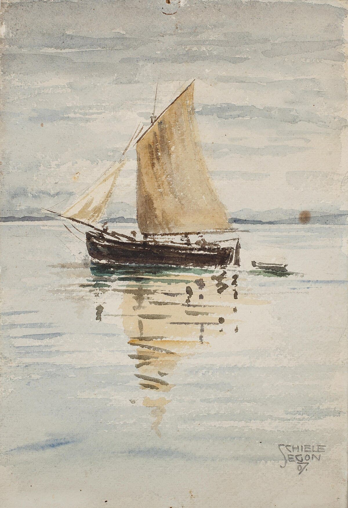 Boating by Egon Schiele