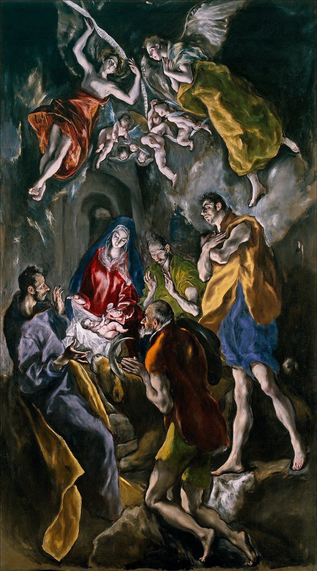 Adoration of the Shepherds by El Greco