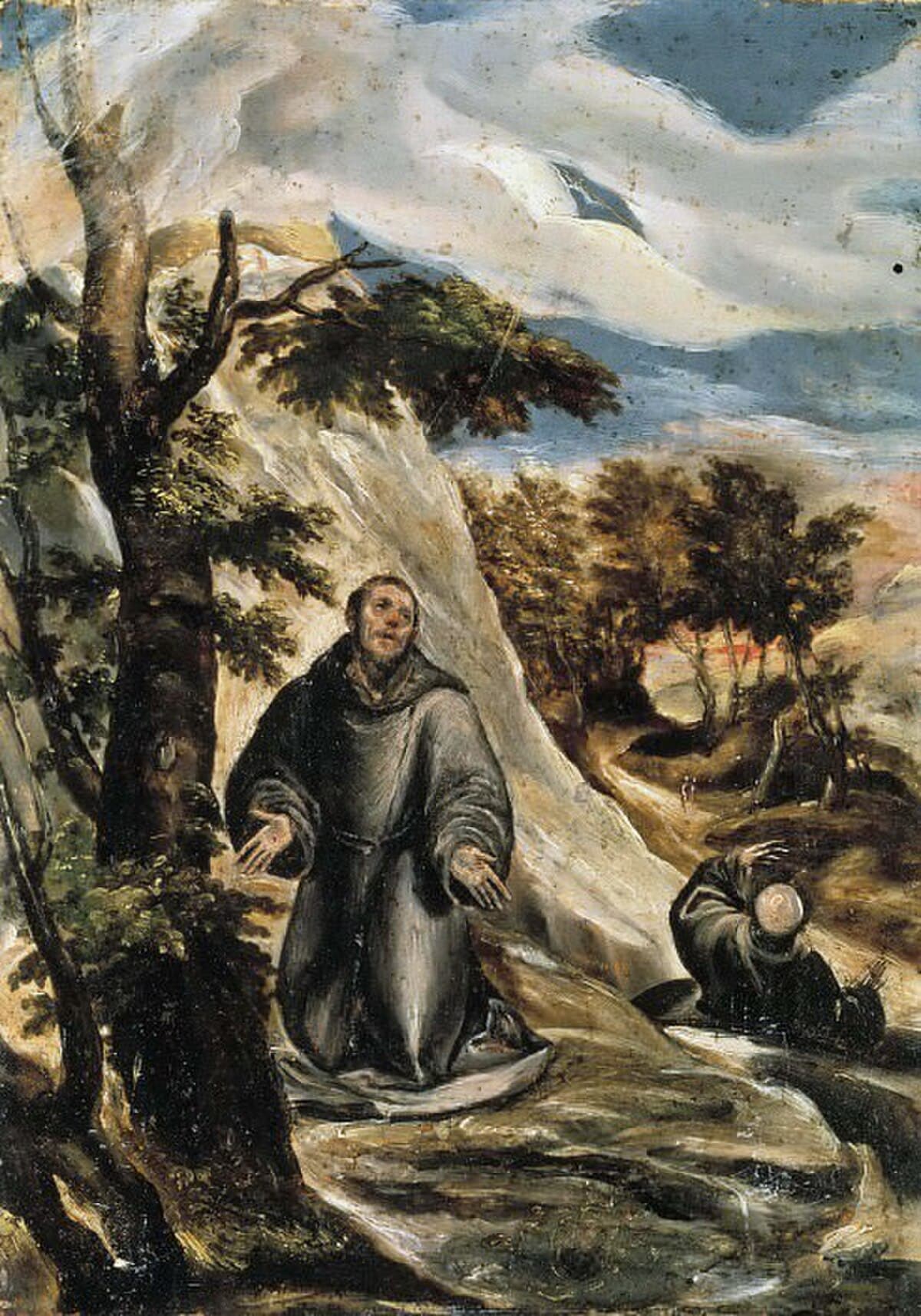 St. Francis receiving the stigmata by El Greco