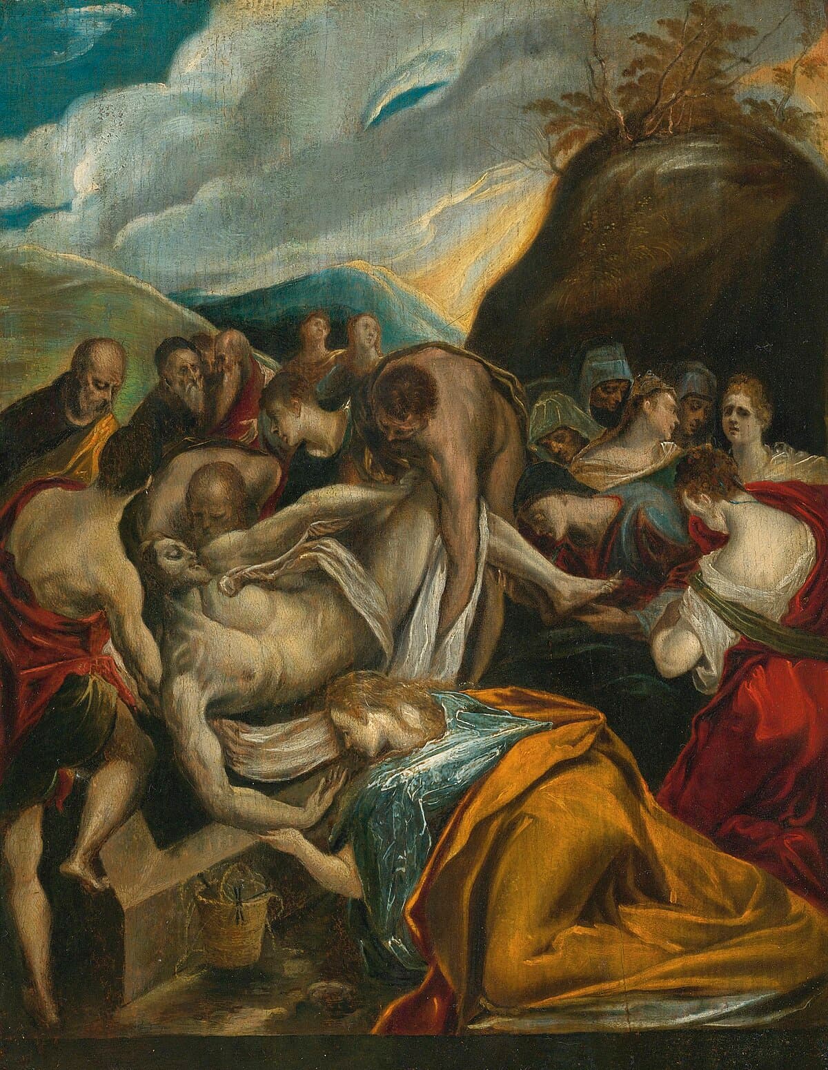 The Entombment of Christ by El Greco at National Art Gallery (Alexandros Soutzos Museum), Athens