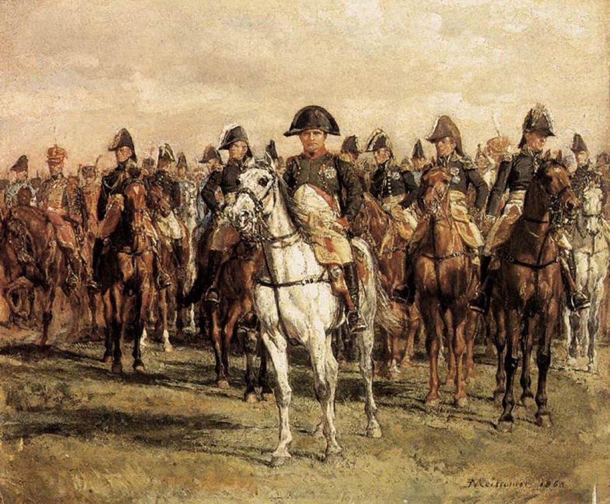 Napoleon and his Staff by Ernest Meissonier