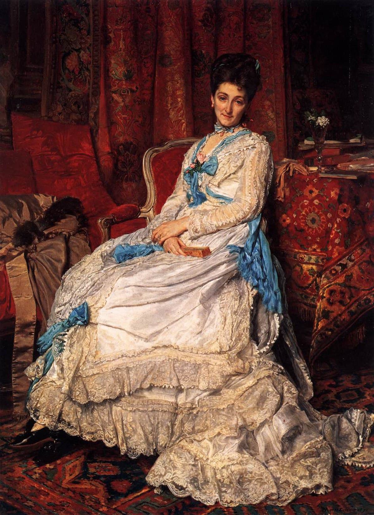 Portrait of Marquesa de Manzanedo by Ernest Meissonier