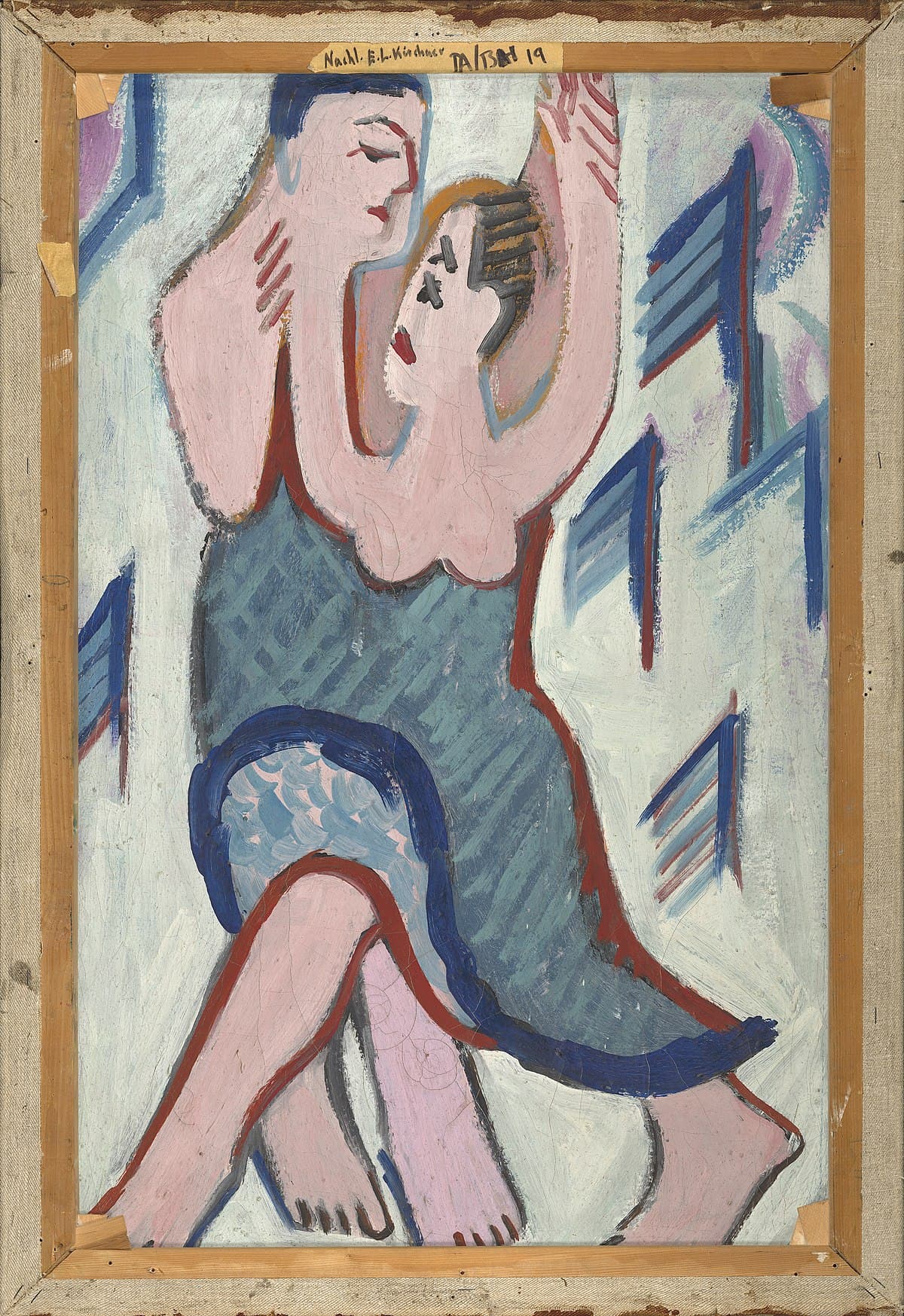 Couple by Ernst Ludwig Kirchner