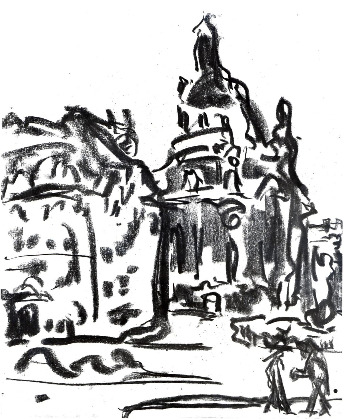 Frauenkirche by Ernst Ludwig Kirchner