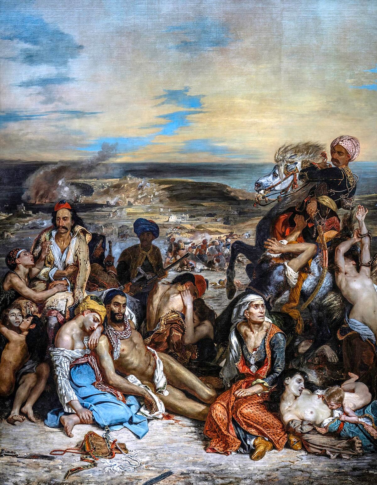 The Massacre at Chios by Eugène Delacroix