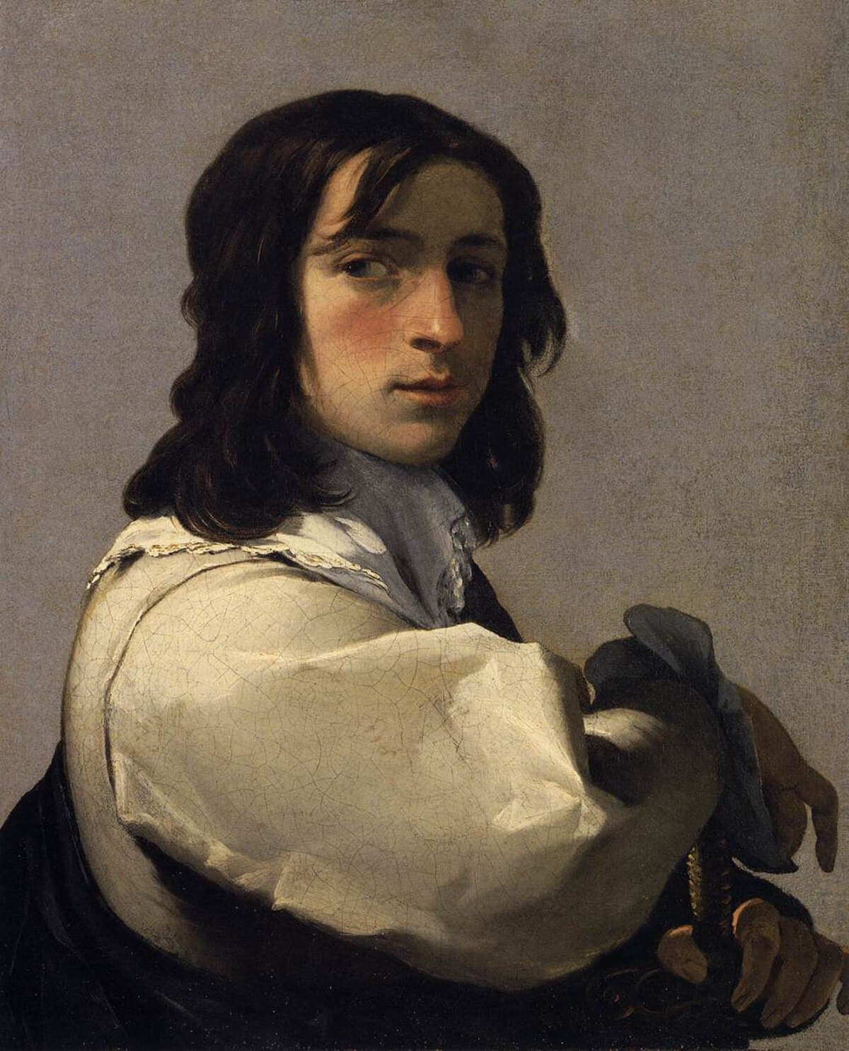 Portrait of a Young Man by Eustache Le Sueur