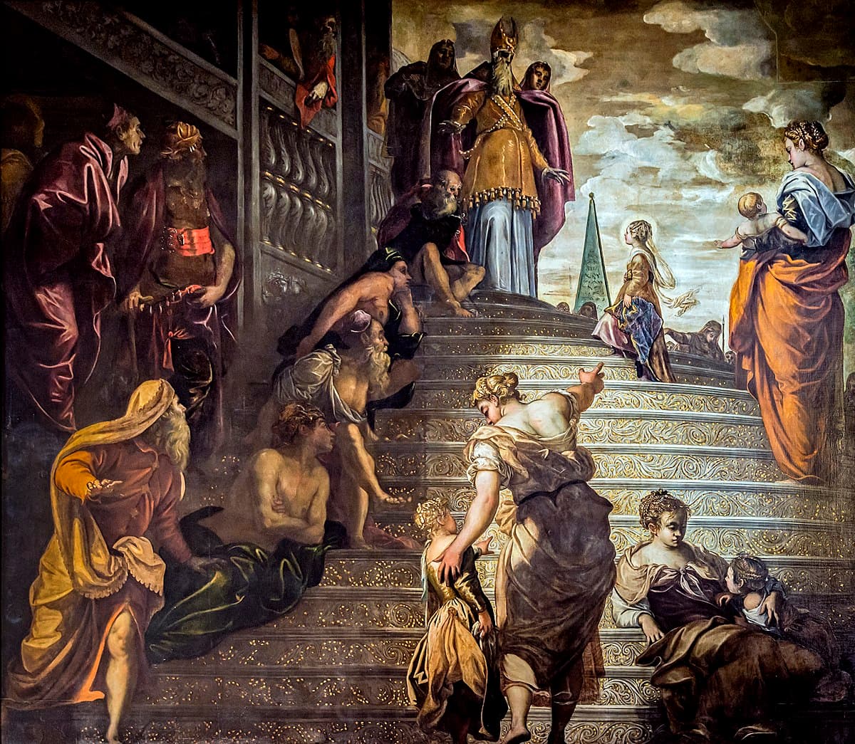 Presentation of the Virgin in the Temple by Eustache Le Sueur