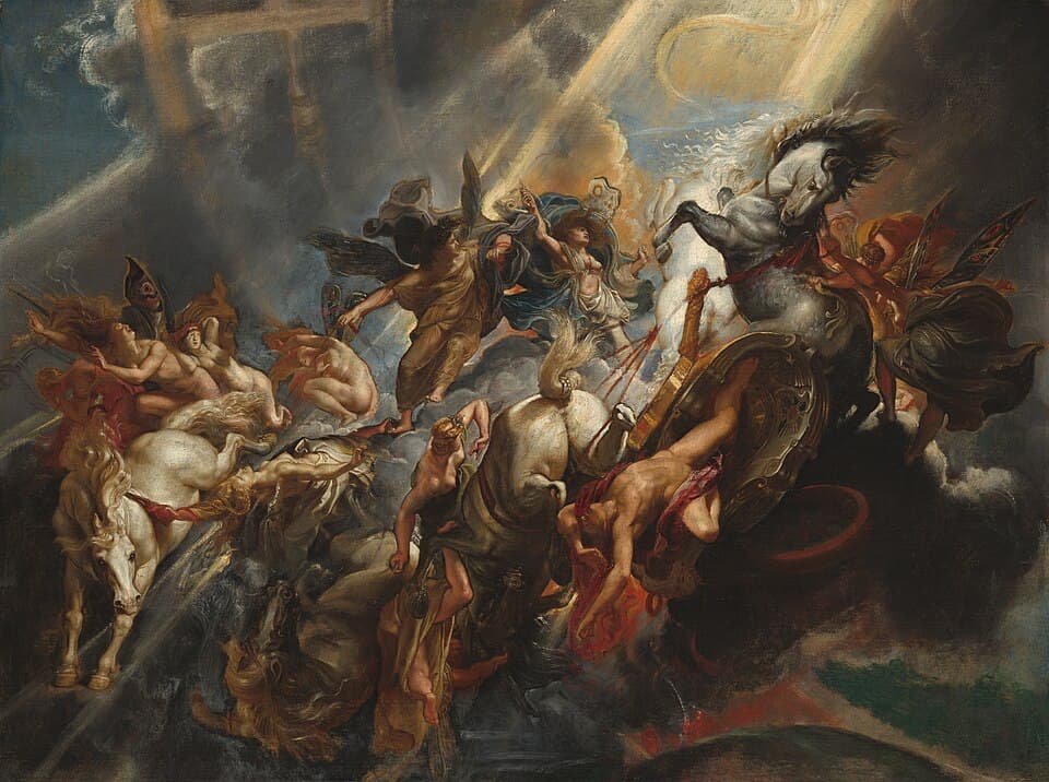 The Fall of Phaeton by Michelangelo