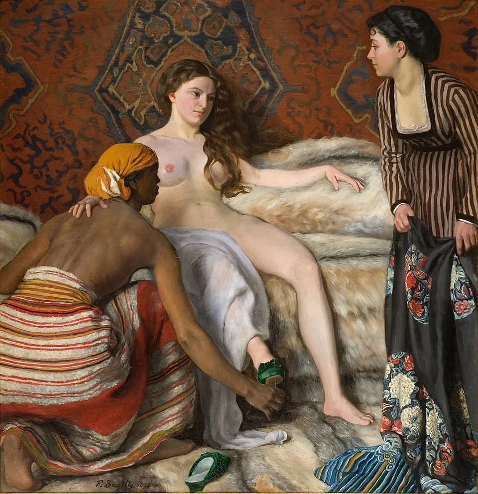 Family Reunion by Frédéric Bazille (1867), Oil on canvas at Musée d'Orsay