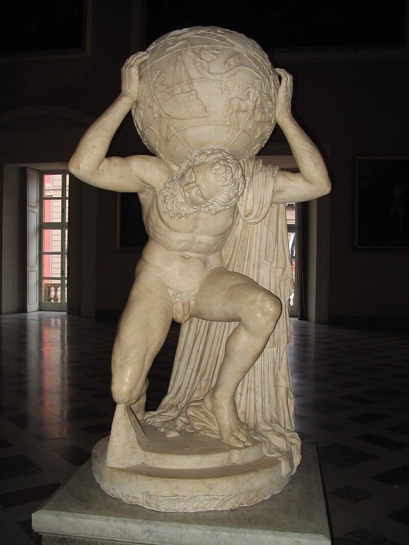 Farnese Atlas by Ancient Roman (Unknown)