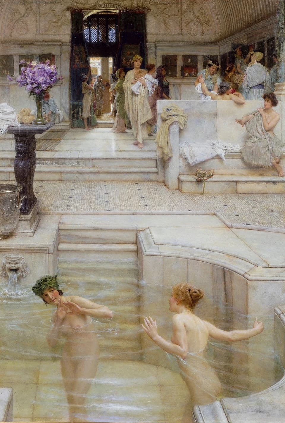 A Favorite Custom by Lawrence Alma-Tadema