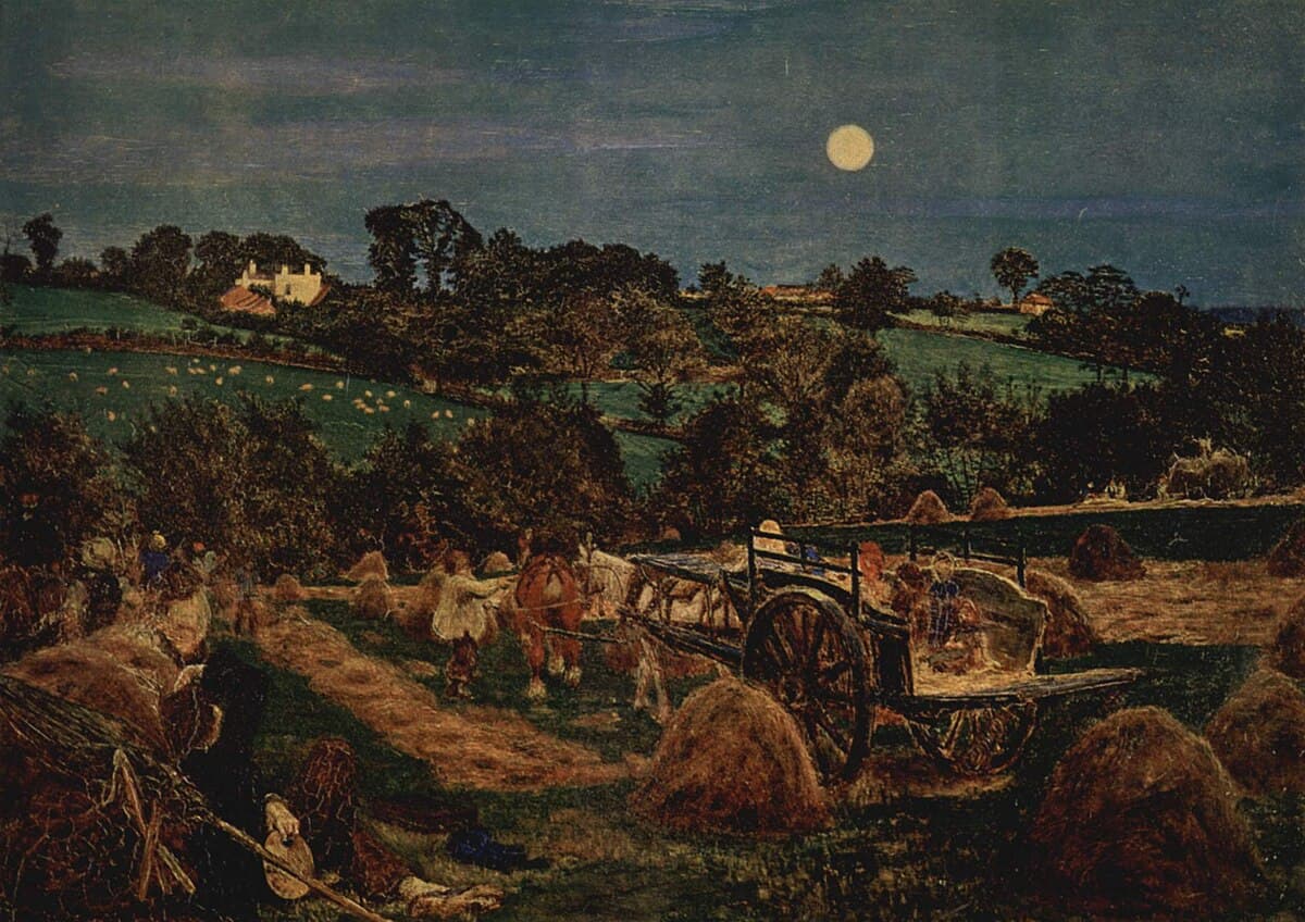The hay harvest by Ford Madox Brown
