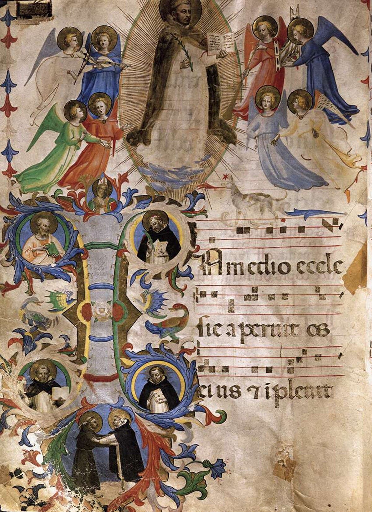 Glorification of Saint Dominic by Fra Angelico