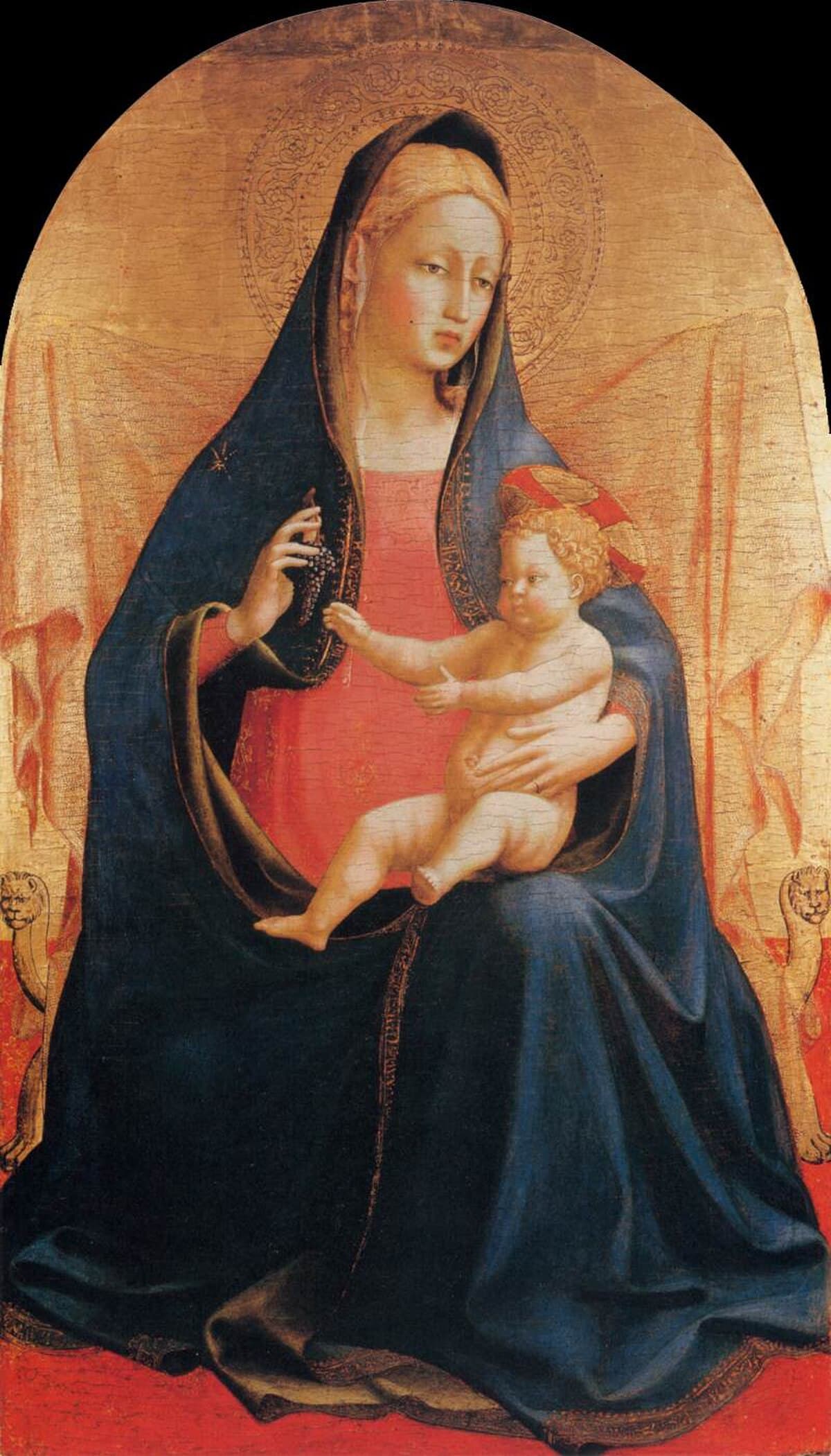 Madonna and Child of the Grapes by Fra Angelico
