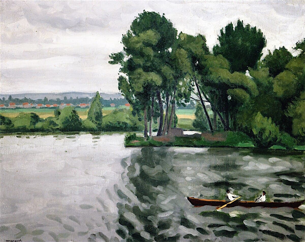 Bank at Poissy by Francis Picabia at Private Collection