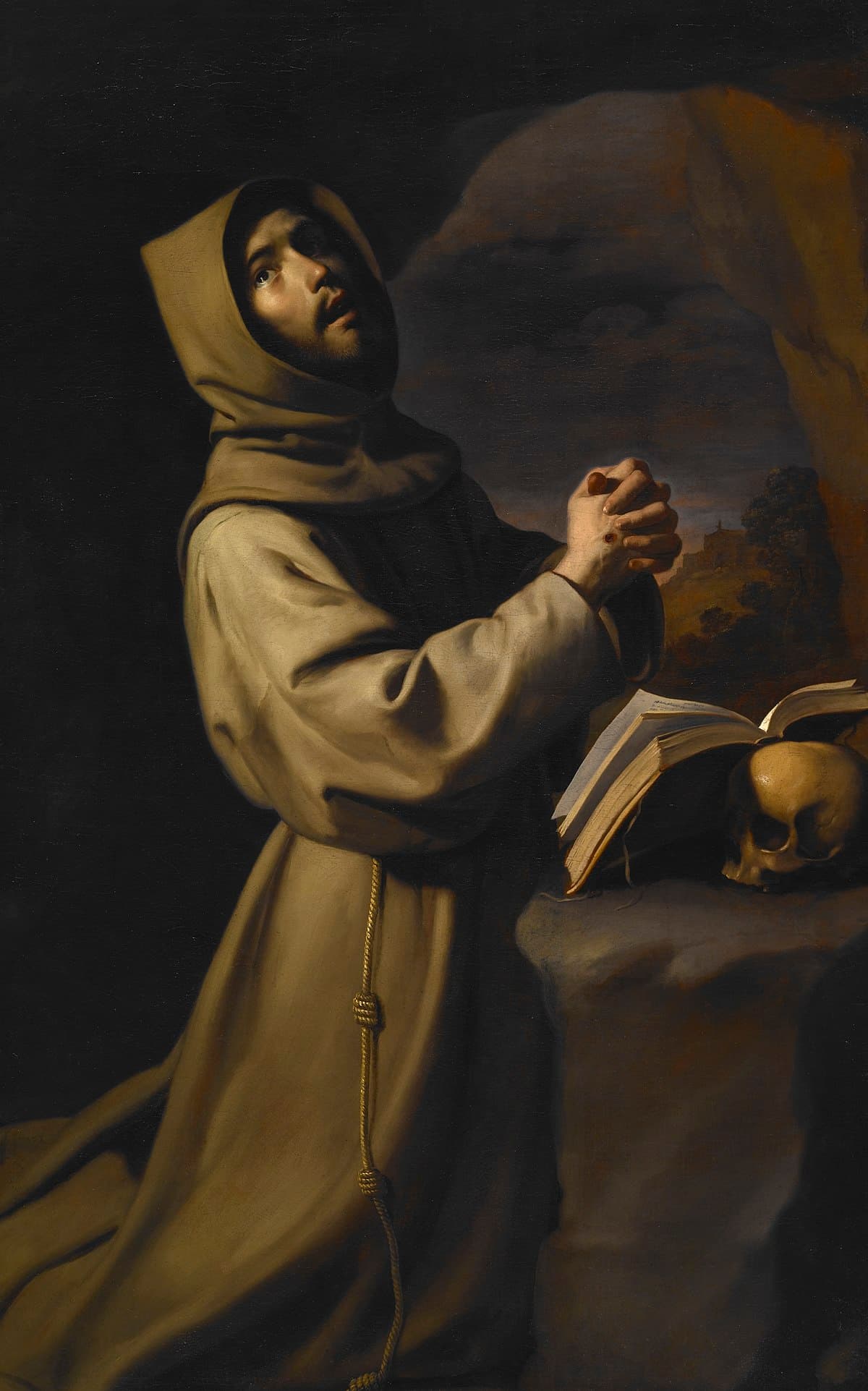 Meditation of St. Francis by Francisco de Zurbarán