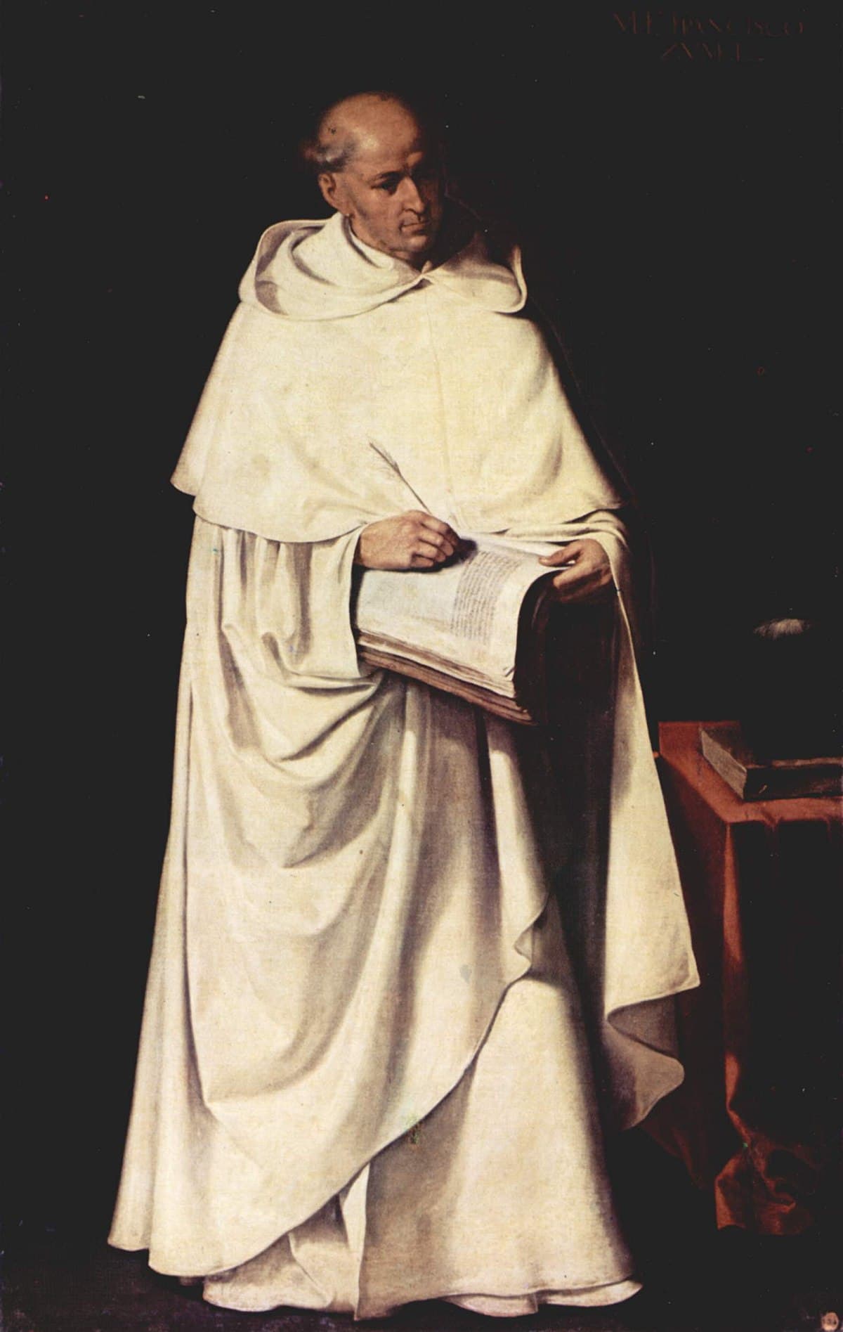 Portrait of Fra Zumel Francisco by Francisco de Zurbarán