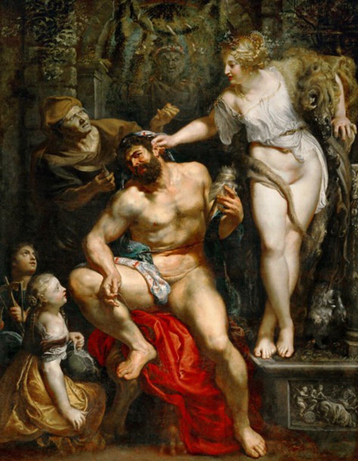 Hercules and Omfala by François Boucher at Pushkin Museum