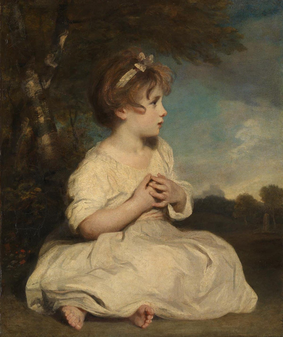Innocence by Franz von Stuck at Private Collection
