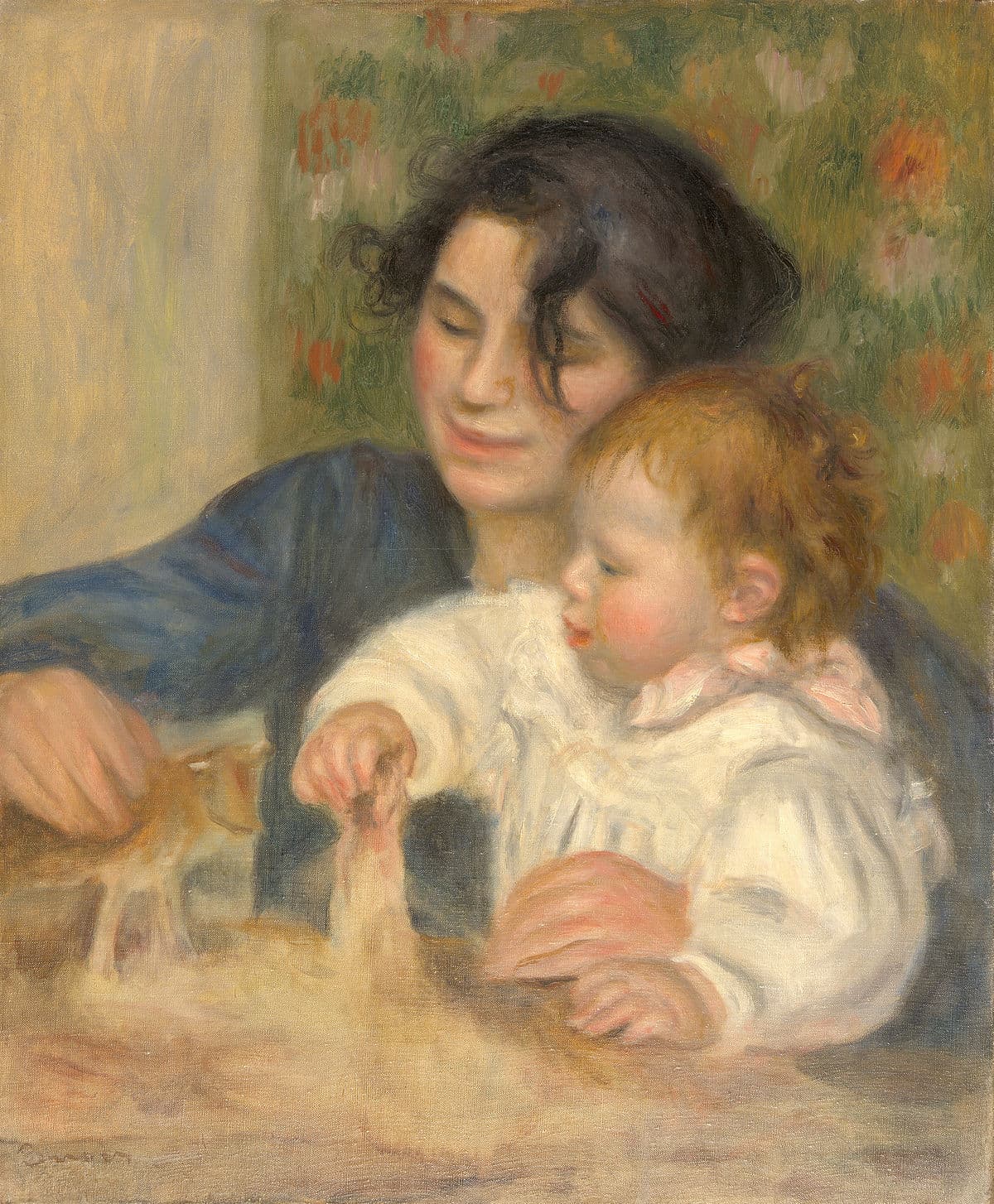 Portrait of Auguste Renoir by Frédéric Bazille at Musée d'Orsay