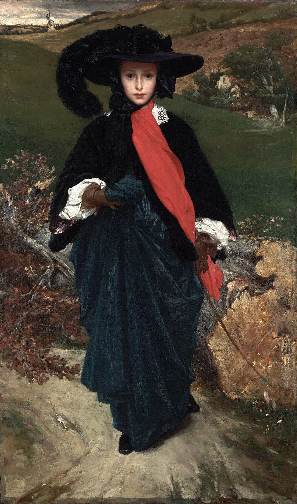 Portrait of May Sartoris by Frederic Leighton at Kimbell Art Museum