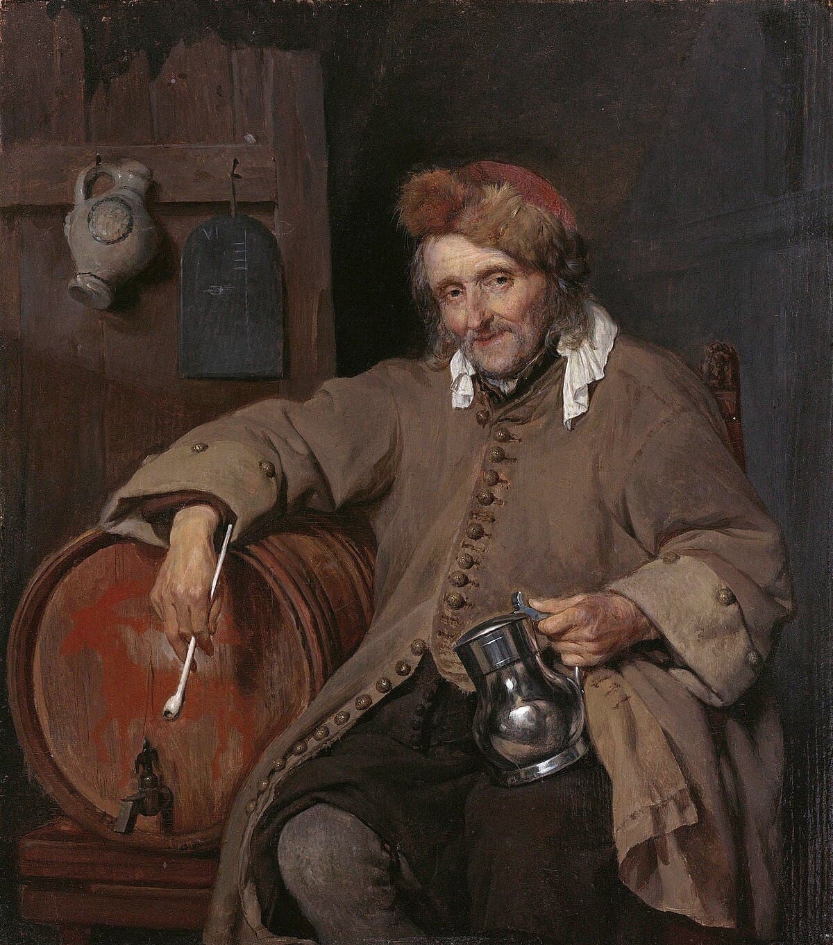 The Old Drinker by Gabriel Metsu