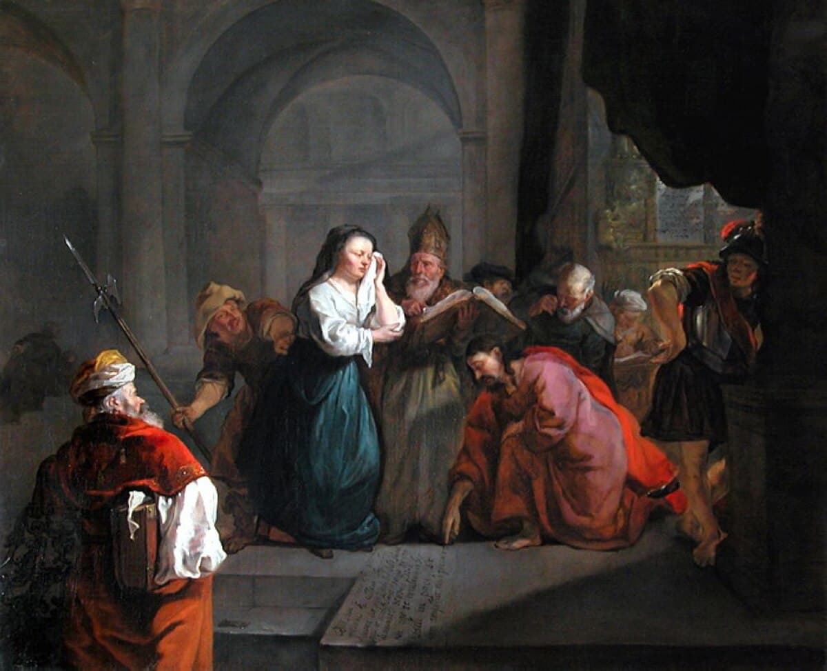 Woman Taken in Adultery by Gabriel Metsu