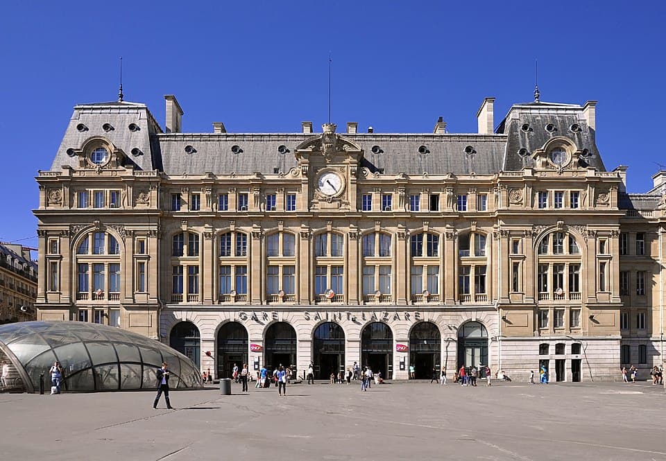 Gare Saint-Lazare by Claude Monet