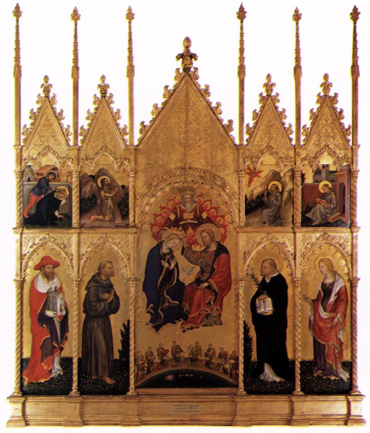 Polyptych of Valle Romita by Gentile da Fabriano