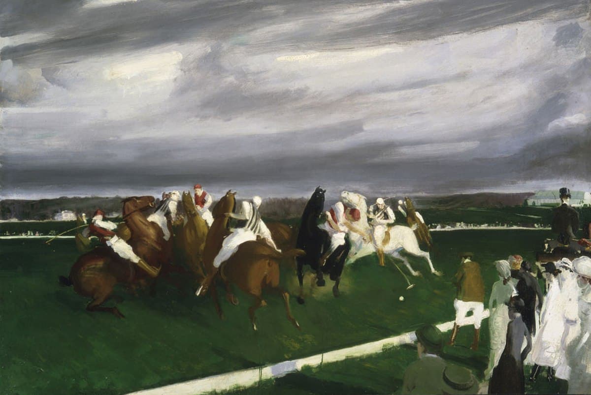 Polo at Lakewood by George Bellows