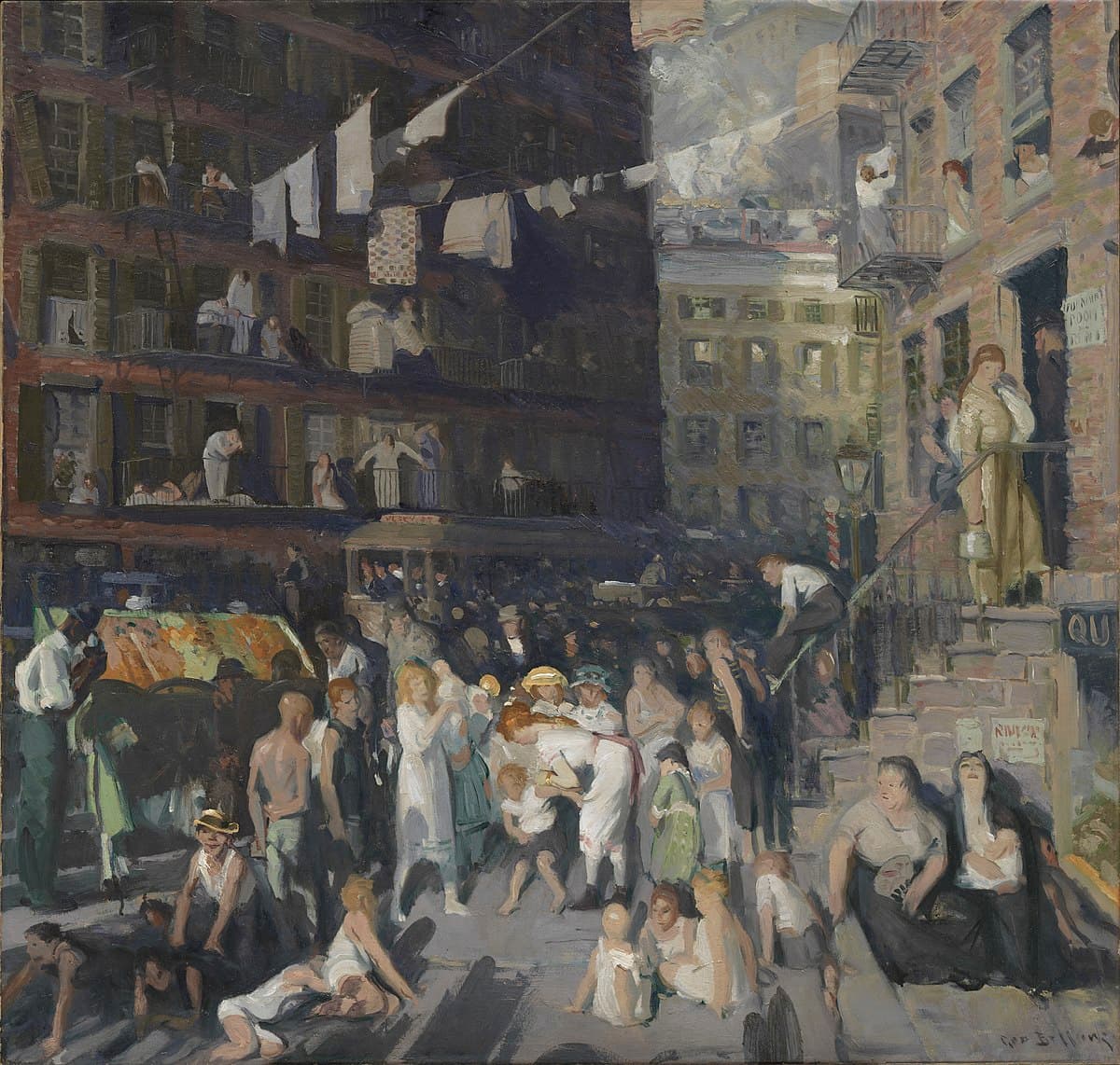 The Cliff Dwellers by George Bellows