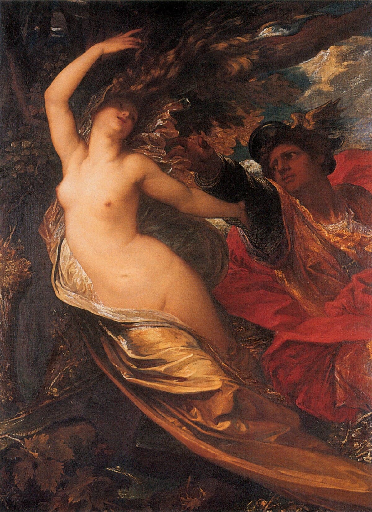 Orlando Pursuing the Fata Morgana by George Frederick Watts at Private Collection