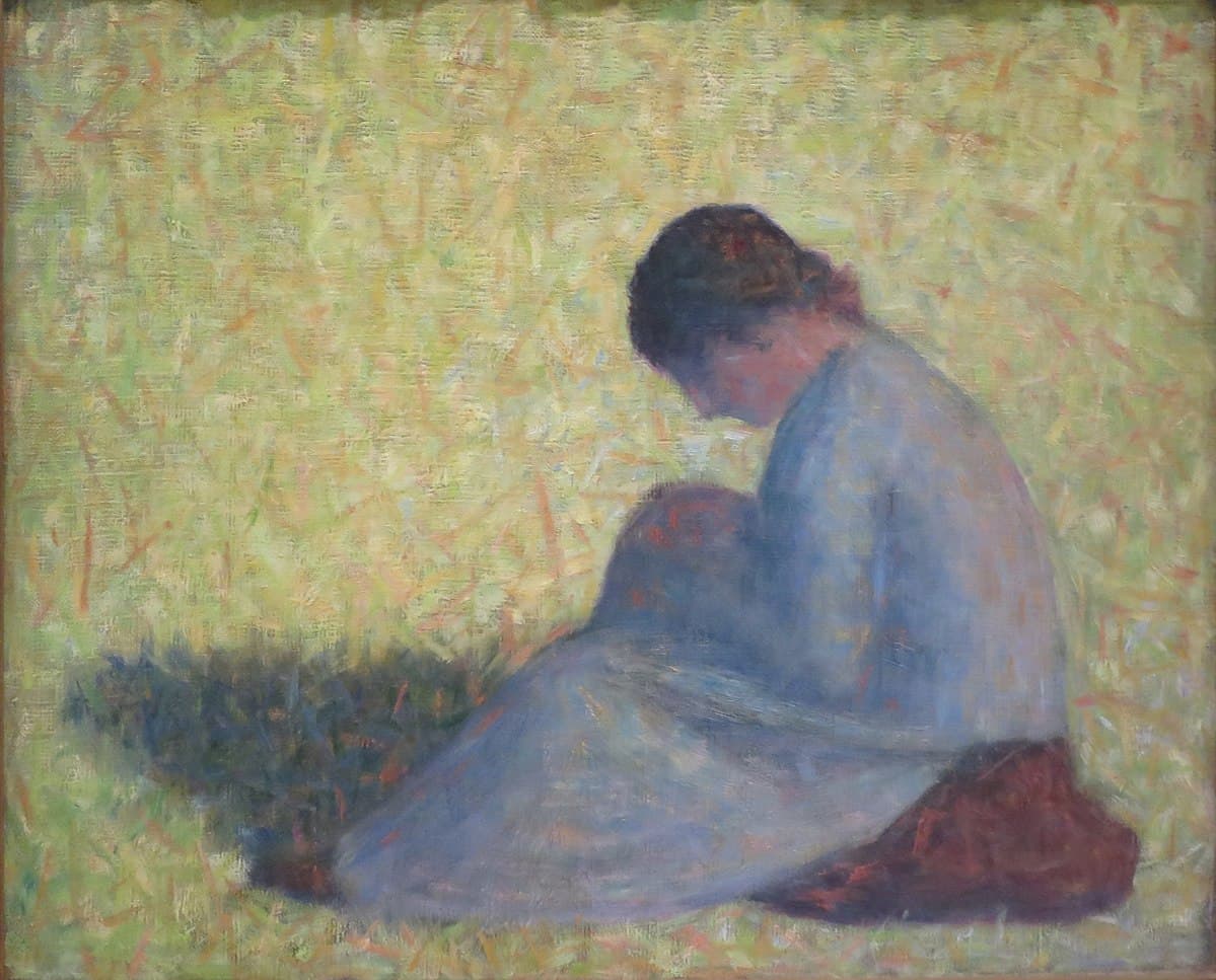 Seated Woman by Georges Seurat
