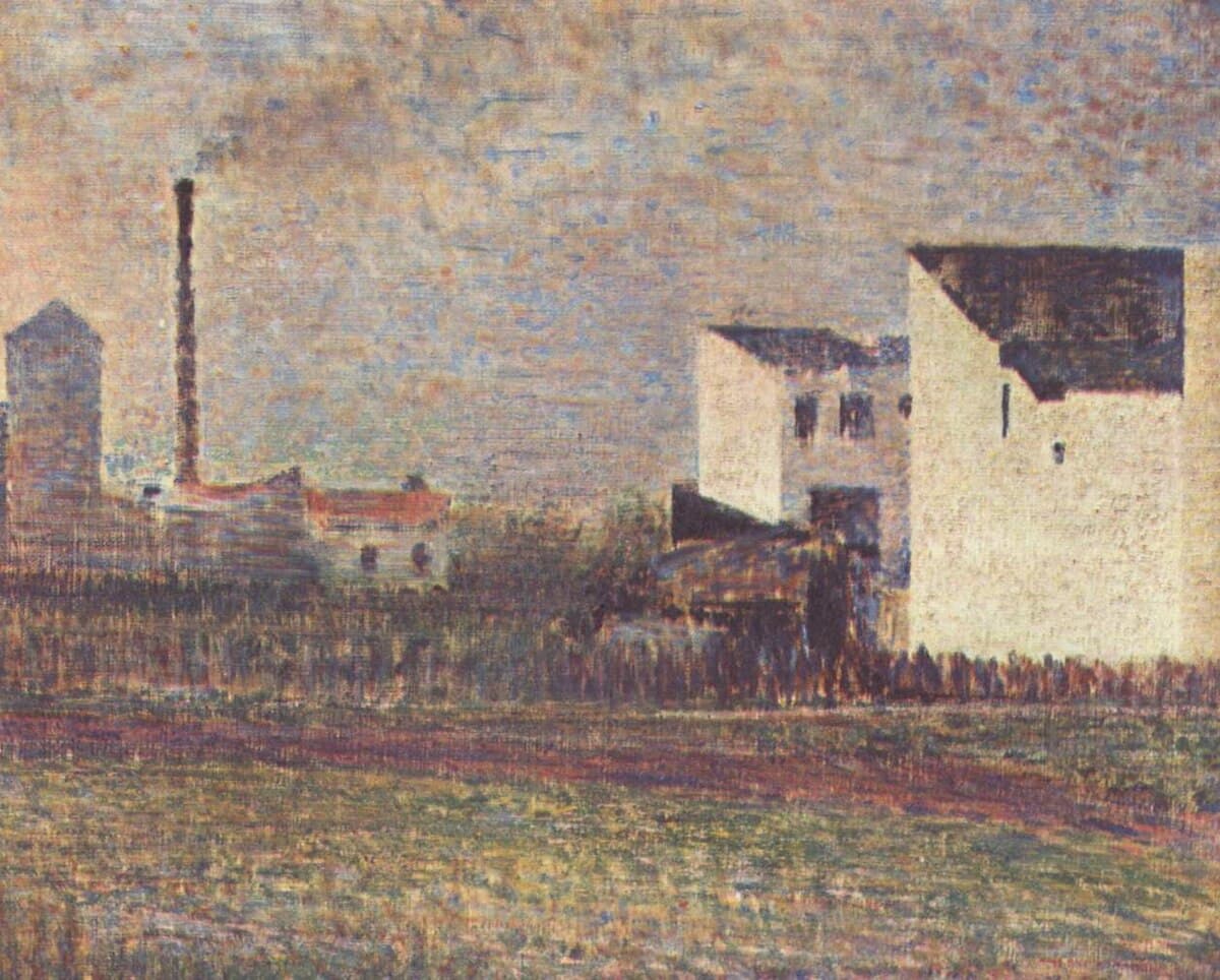 Suburb by Georges Seurat