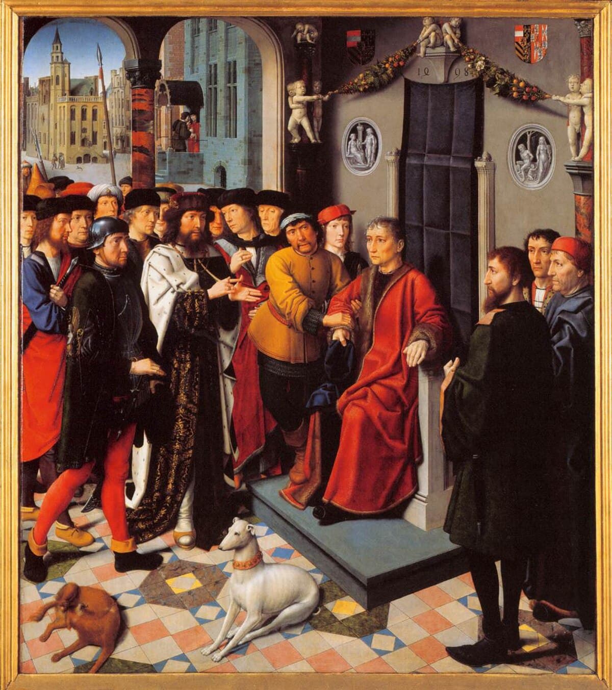 The Judgement of Cambyses (2 panels) by Gerard David