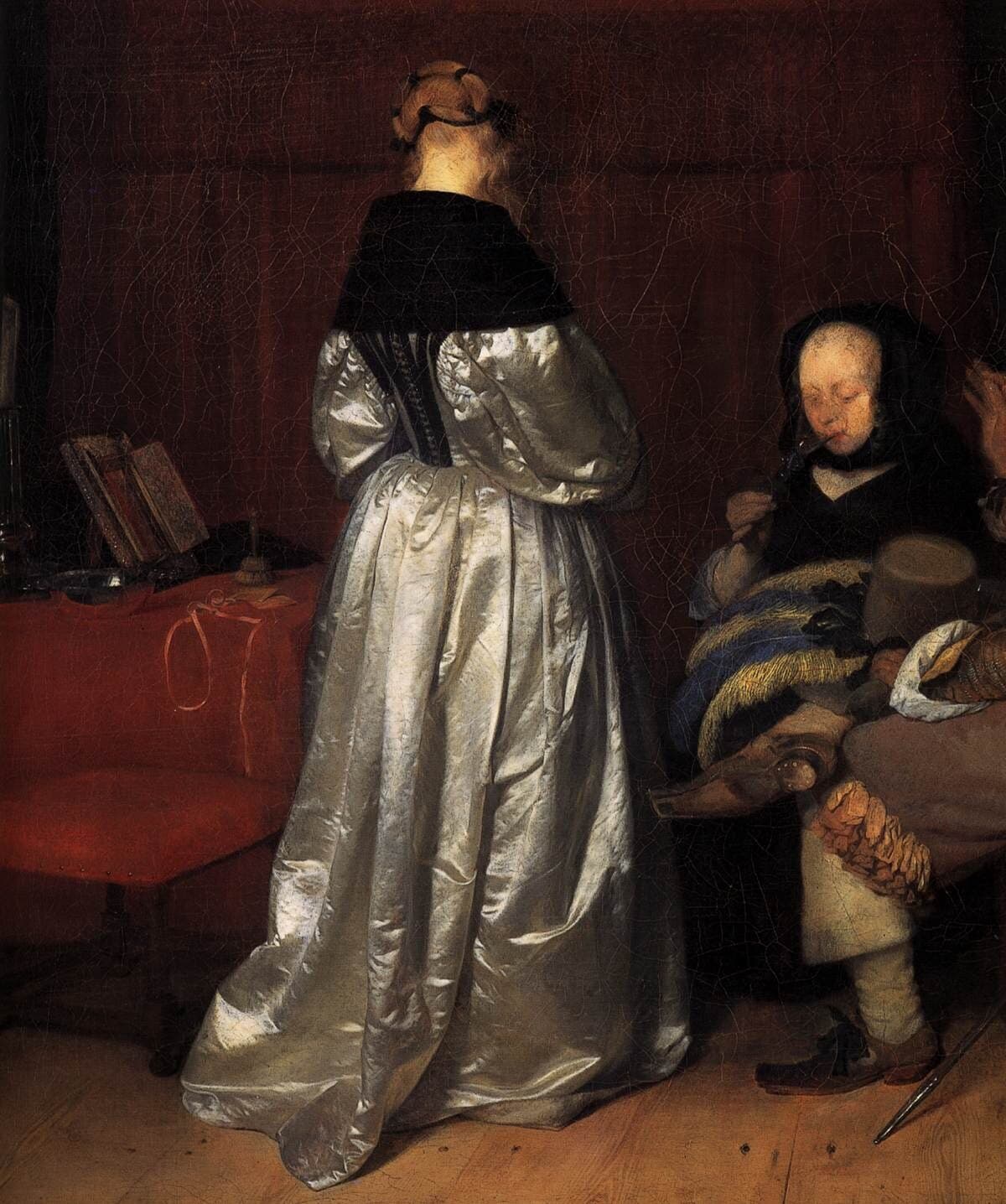 Gallant Conversation (The Paternal Admonition) by Gerard ter Borch