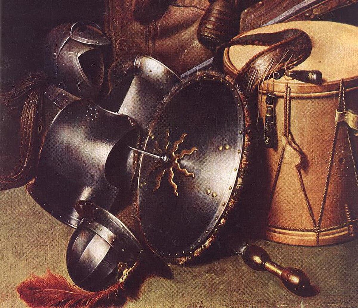 Officer of the Marksman Society in Leiden by Gerrit Dou