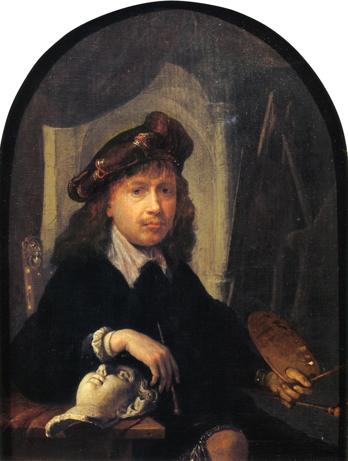 Self Portrait by Gerrit Dou at The Wilson (Cheltenham Art Gallery and Museum), Cheltenham