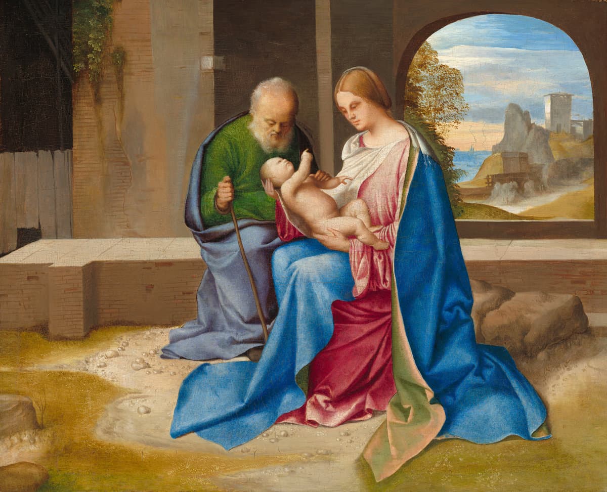 The Holy Family (Madonna Benson) by Giorgione