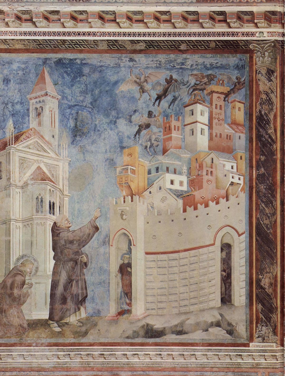 Exorcism of the Demons at Arezzo by Giotto di Bondone
