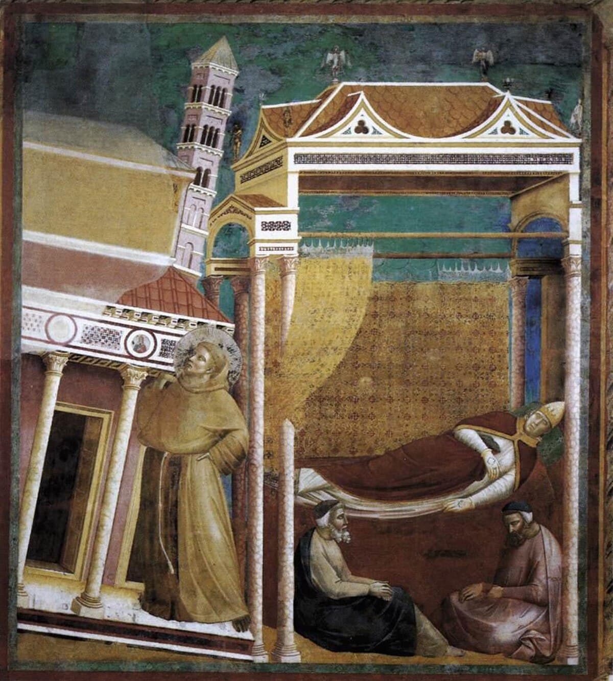 The Dream of Innocent III by Giotto di Bondone