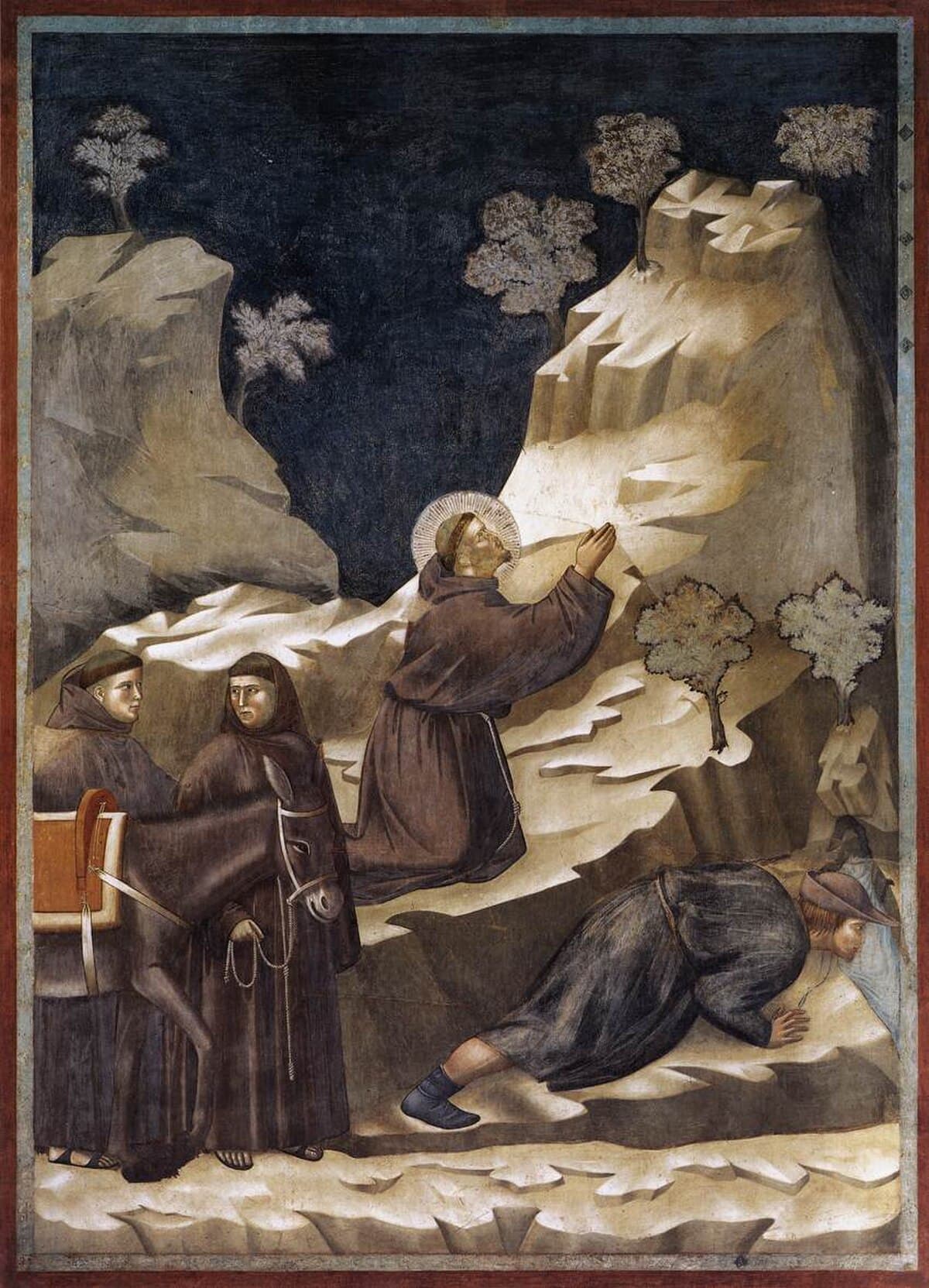 The Miracle of the Spring by Giotto di Bondone