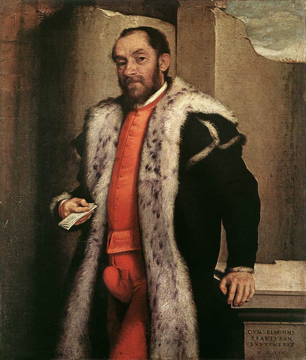 Portrait of Antonio Navagero by Giovanni Battista Moroni