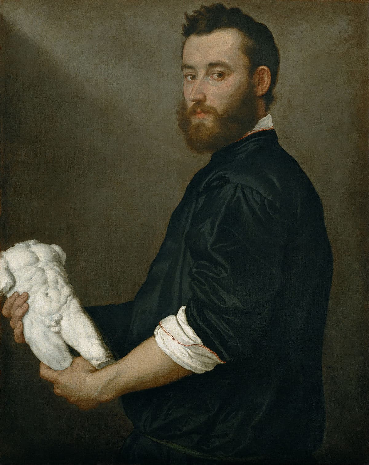 Portrait of the Sculptor Alessandro Vittoria by Giovanni Battista Moroni