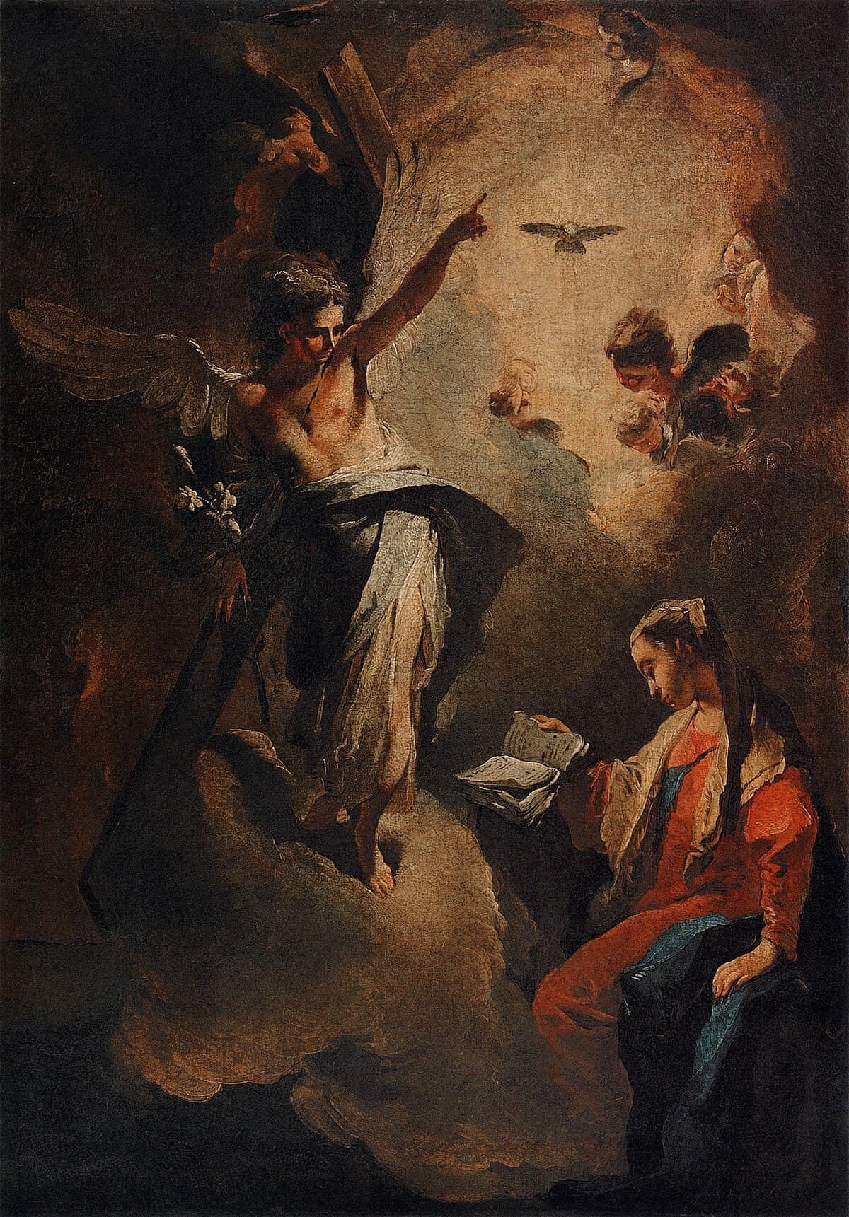 Annunciation by Giovanni Battista Tiepolo
